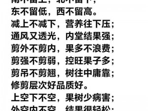 全民农场果树复活技巧大全：专业攻略教你如何提升果树生存率与繁荣度