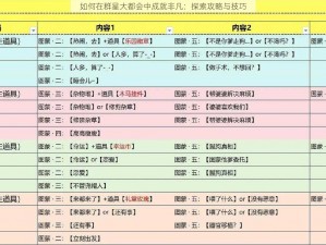 如何在群星大都会中成就非凡：探索攻略与技巧