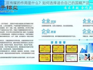 国精产品一二二区传媒的作用是什么？如何选择适合自己的国精产品一二二区传媒？