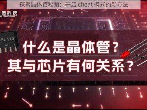 探索晶体管秘籍：开启 cheat 模式的新方法