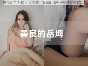 善良的岳 5HD 中文字幕：观看时遇到卡顿该如何解决？