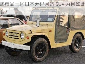 成熟精品一区日本无码网站 SUV 为何如此受欢迎？