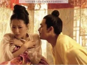 为什么皇帝与宫女乱高潮 A 片会被流传？