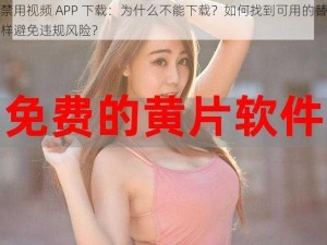 成品禁用视频 APP 下载：为什么不能下载？如何找到可用的替代品？怎样避免违规风险？