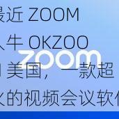 最近 ZOOM 人牛 OKZOOM 美国，一款超火的视频会议软件