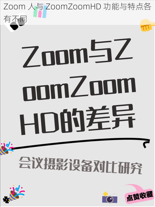 Zoom 人与 ZoomZoomHD 功能与特点各有不同