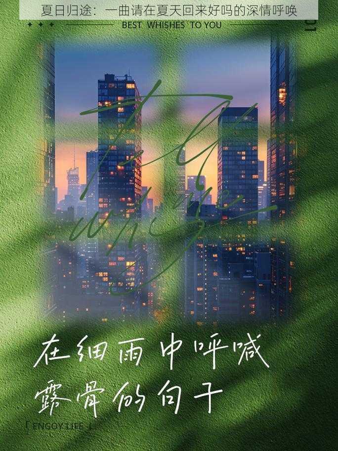 夏日归途：一曲请在夏天回来好吗的深情呼唤