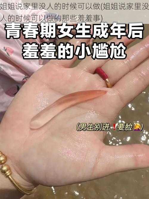 姐姐说家里没人的时候可以做(姐姐说家里没人的时候可以做的那些羞羞事)