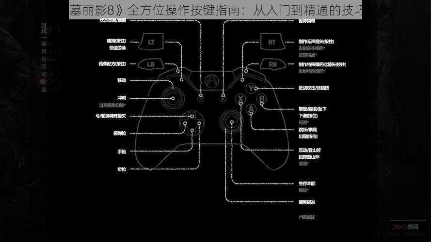 《古墓丽影8》全方位操作按键指南：从入门到精通的技巧秘籍