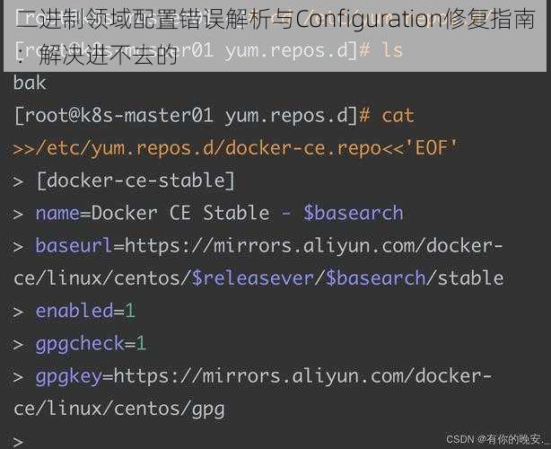 二进制领域配置错误解析与Configuration修复指南：解决进不去的