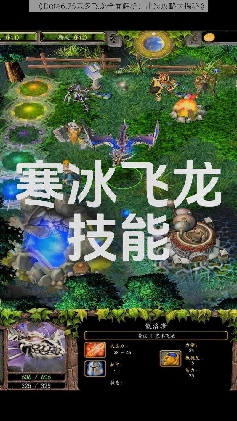 《Dota6.75寒冬飞龙全面解析：出装攻略大揭秘》