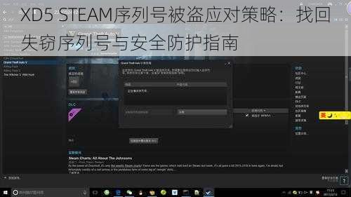 XD5 STEAM序列号被盗应对策略：找回失窃序列号与安全防护指南