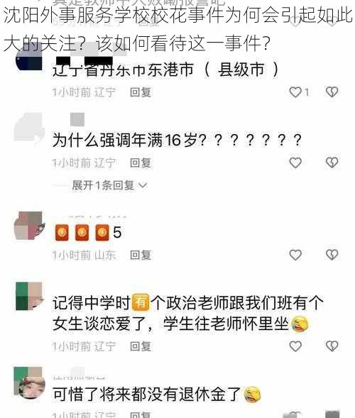 沈阳外事服务学校校花事件为何会引起如此大的关注？该如何看待这一事件？