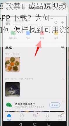 18 款禁止成品短视频 APP 下载？为何-如何-怎样找到可用资源？