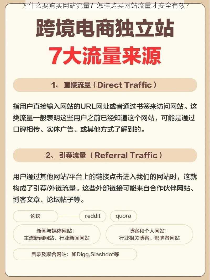 为什么要购买网站流量？怎样购买网站流量才安全有效？