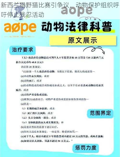 新西兰猎野猫比赛引争议，动物保护组织呼吁停止残忍活动