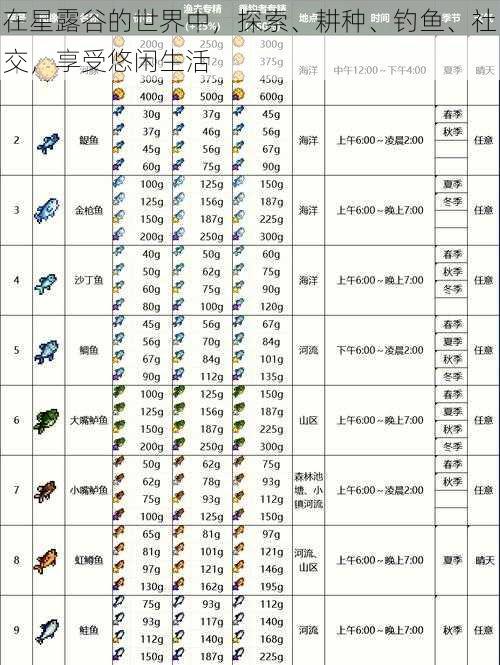 在星露谷的世界中，探索、耕种、钓鱼、社交，享受悠闲生活