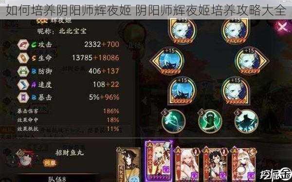 如何培养阴阳师辉夜姬 阴阳师辉夜姬培养攻略大全