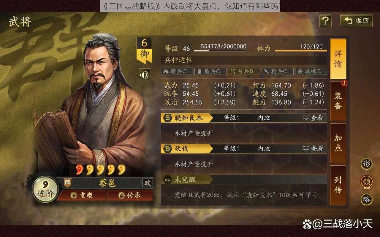 《三国志战略版》内政武将大盘点，你知道有哪些吗？